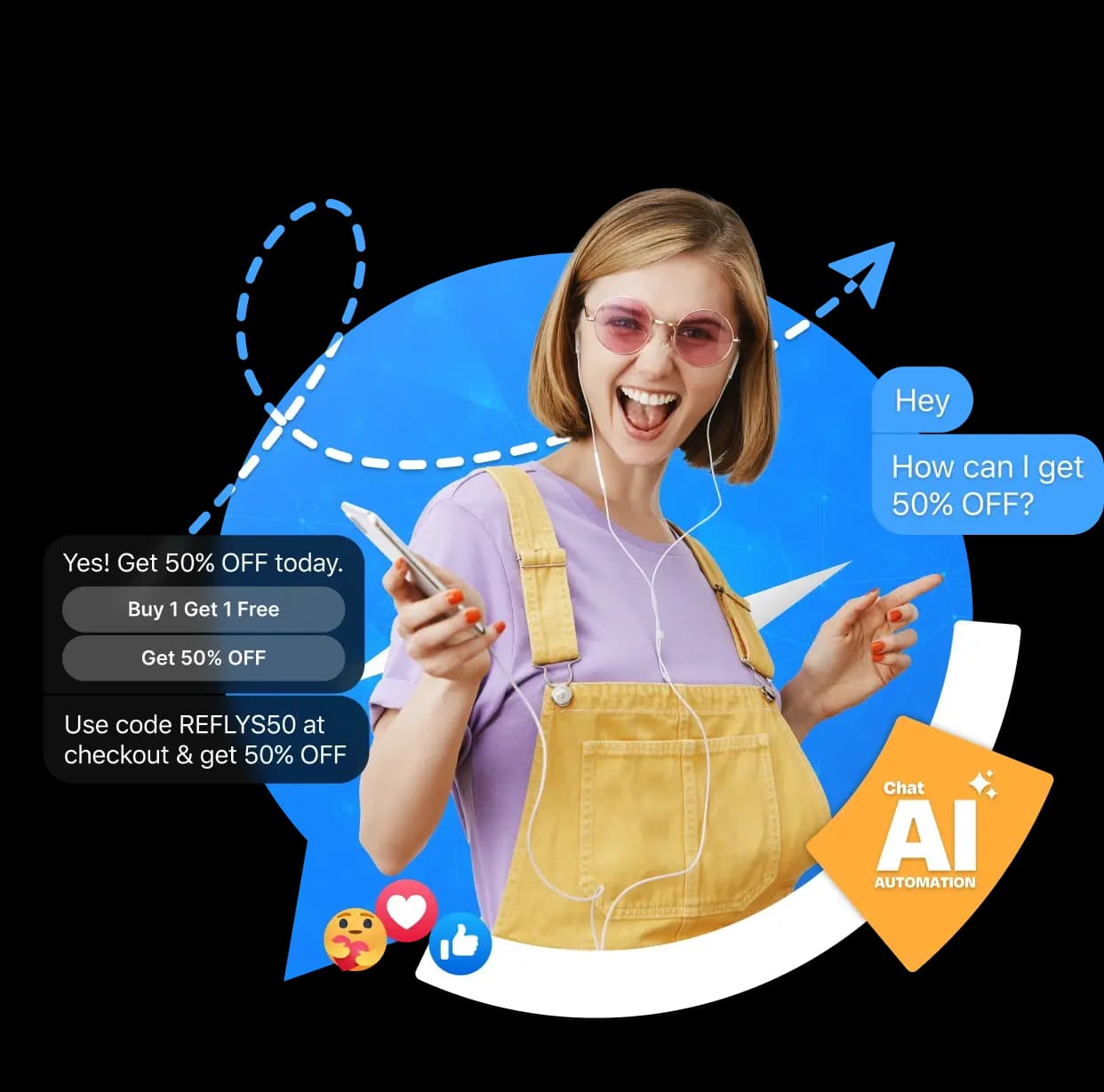 Reflys Customer Experience features visuals