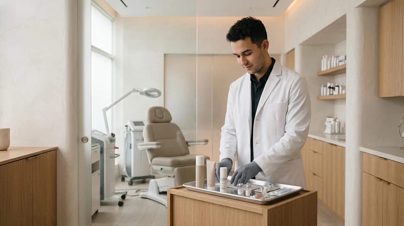 Dermatology Clinics: staff at work in the business, where Reflys automates customer conversations
