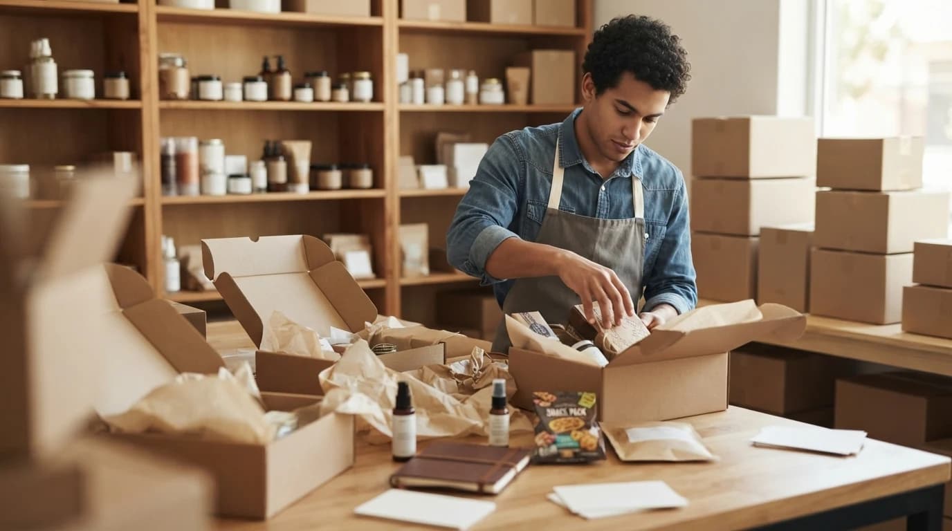 Subscription Box Services: staff at work in the business, where Reflys automates customer conversations