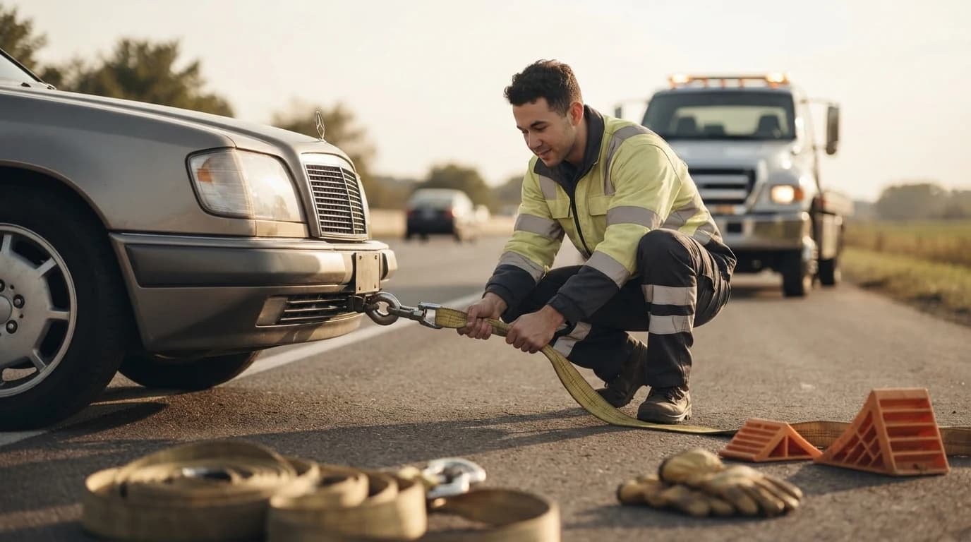 Towing & Roadside Assistance: staff at work in the business, where Reflys automates customer conversations
