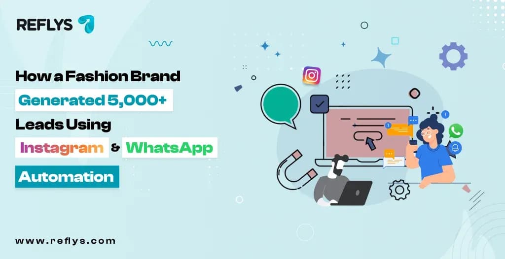 How a Fashion Brand Generated 5,000+ Leads Using Instagram and WhatsApp Automation
