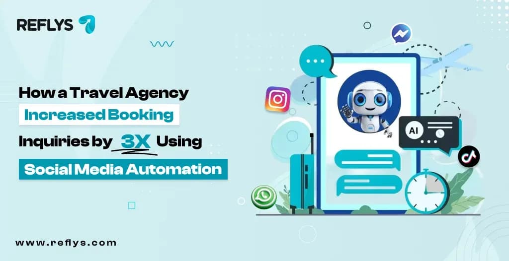 How a Travel Agency Increased Booking Inquiries by 3X Using Reflys Social Media Automation