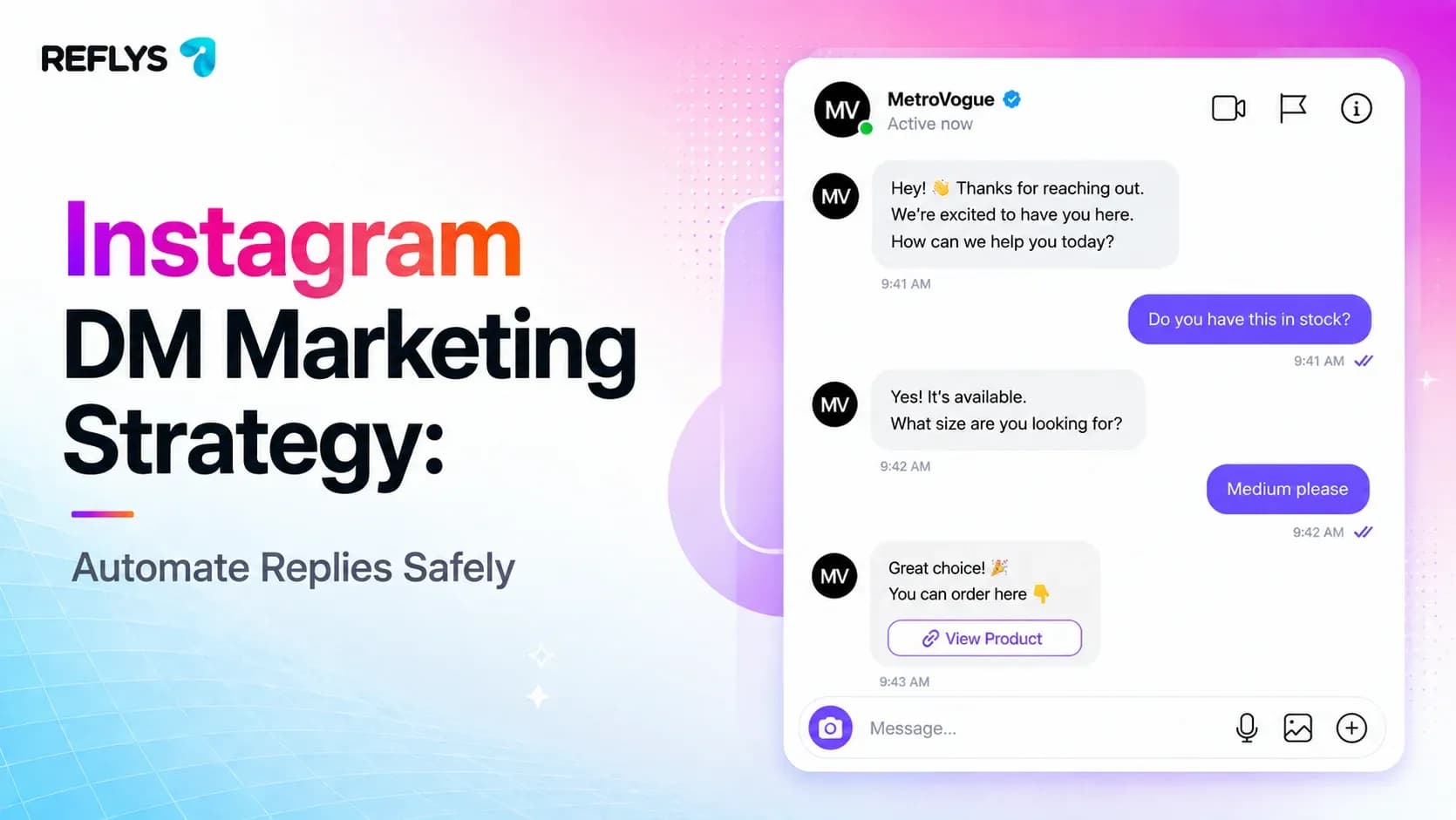 Instagram DM Marketing Strategy Automate Replies Safely