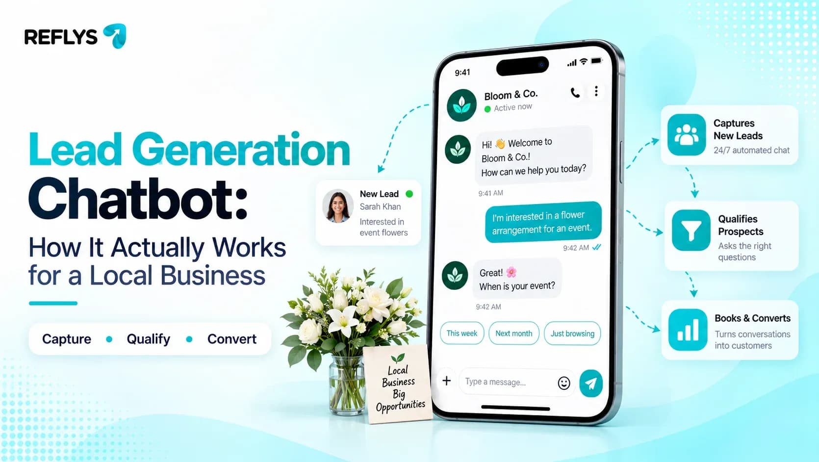 Lead Generation Chatbot: How It Actually Works for a Local Business