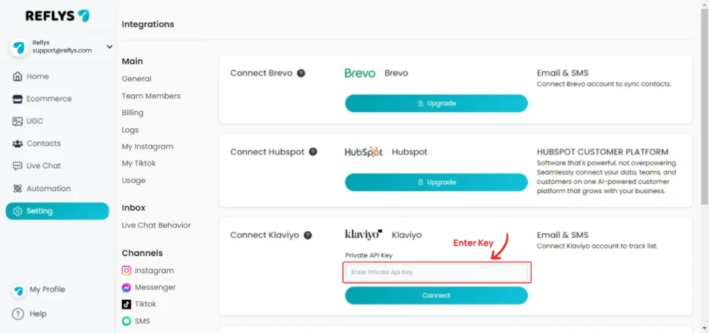 Klaviyo API Integration