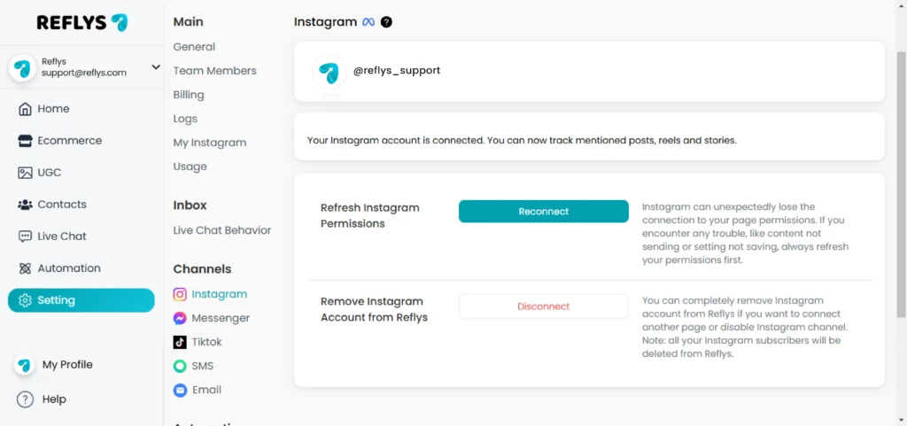 Instagram Enabled