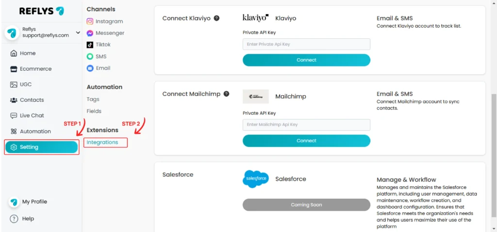 Mailchimp Integration