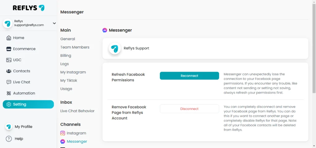 Messenger Connected