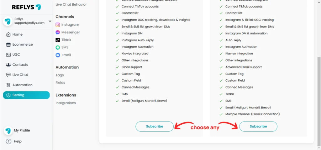 Subscription Plans
